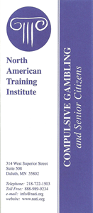 Compulsive Gambling and Senior Citizens Brochure